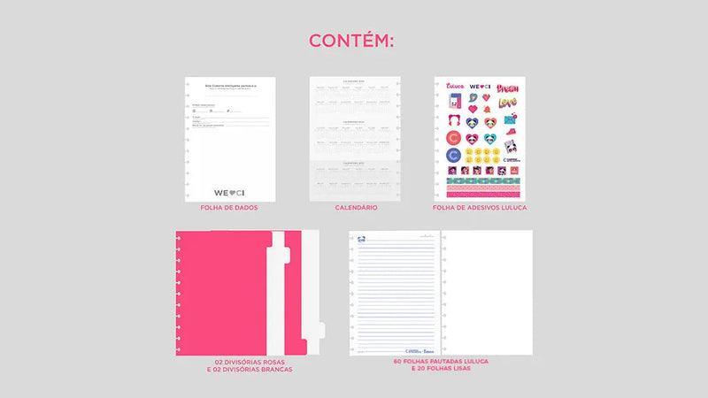 CADERNO CI BY LULUCA LULIKE