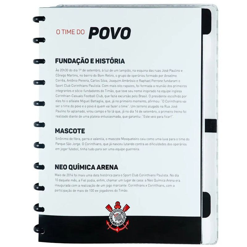 CADERNO CORINTHIANS TIMAO