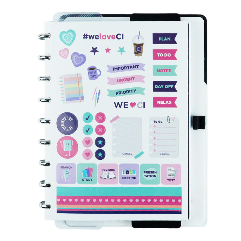 CADERNO GREY GLAM
