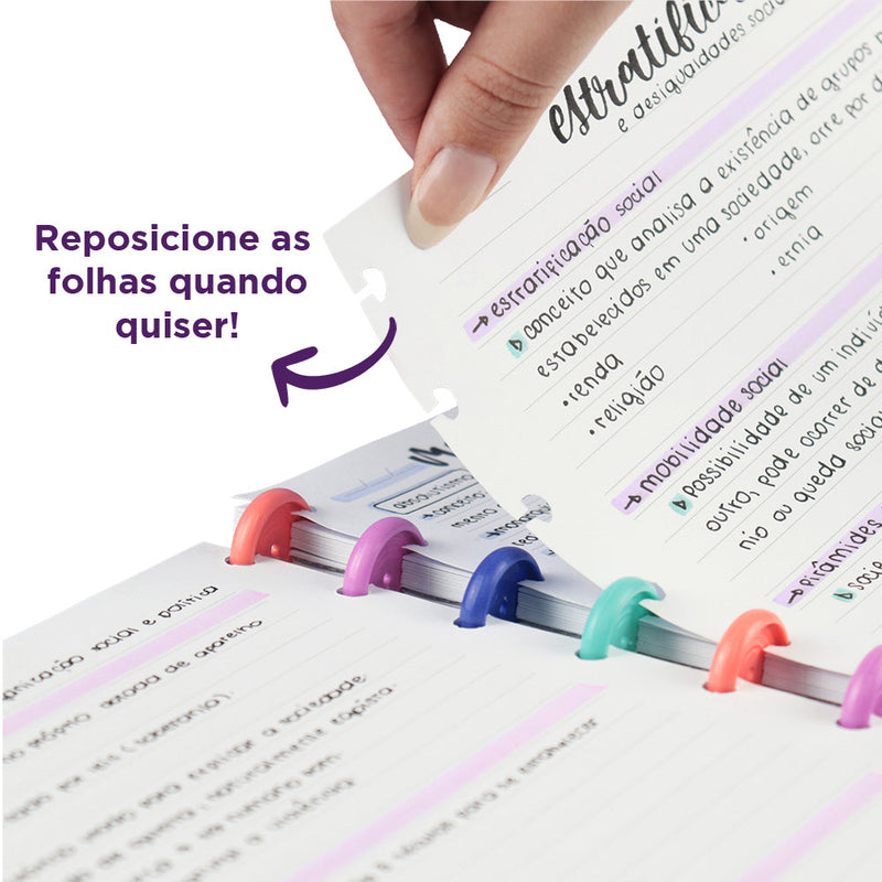 CADERNO ICE PINK