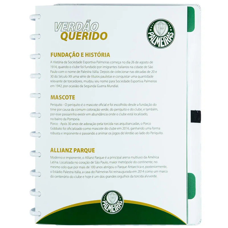 CADERNO PALMEIRAS ALVIVERDE