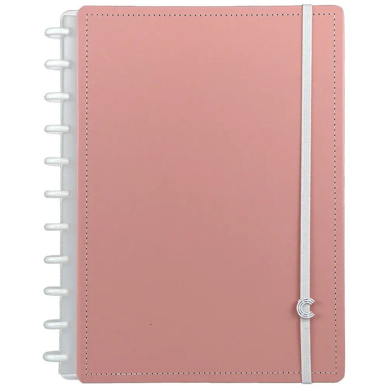 CADERNO ROSE PASTEL