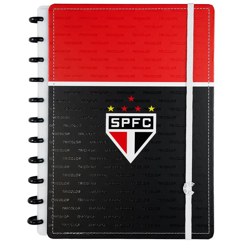CADERNO SÃO PAULO TRICOLOR PAULISTA PRETO
