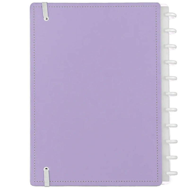 CADERNO LILÁS PASTEL