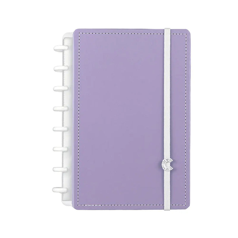 CADERNO LILÁS PASTEL