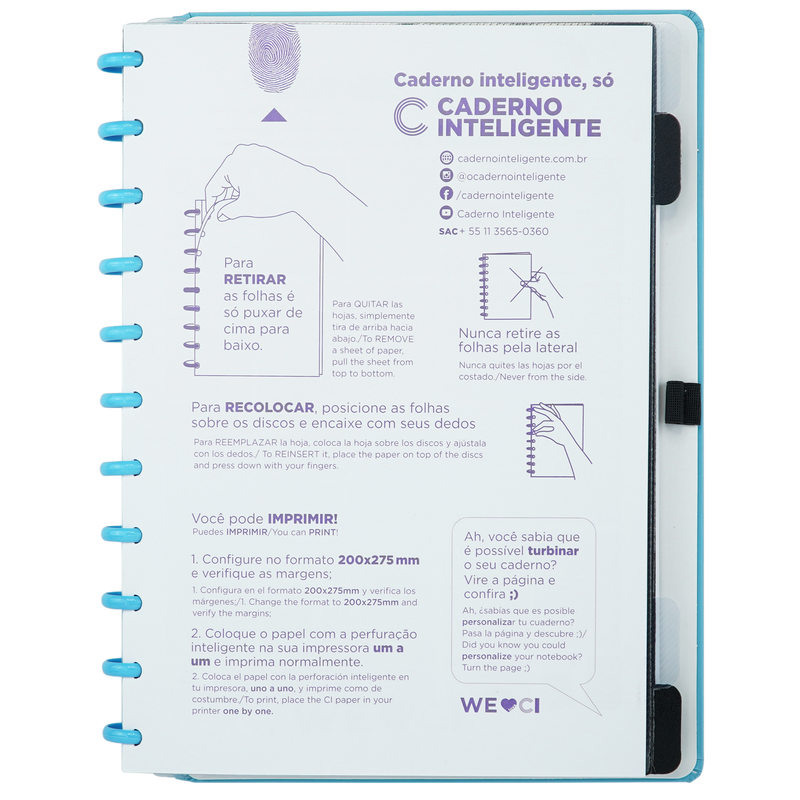 Caderno All Blue
