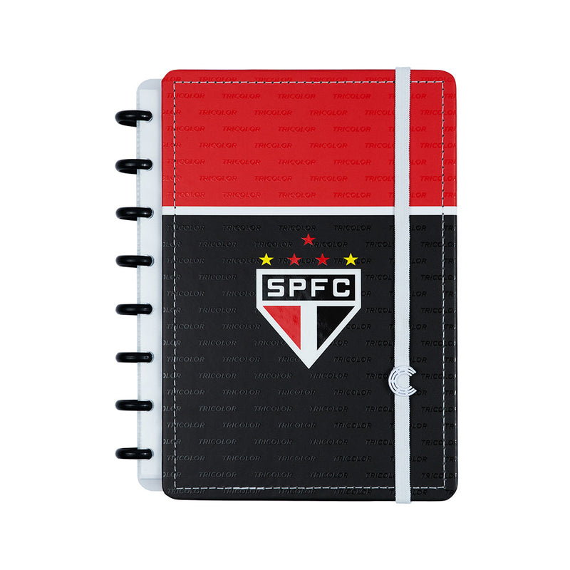 CADERNO SÃO PAULO TRICOLOR PAULISTA PRETO