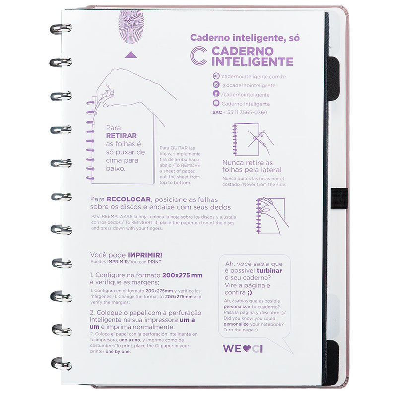 Caderno Chic Nude
