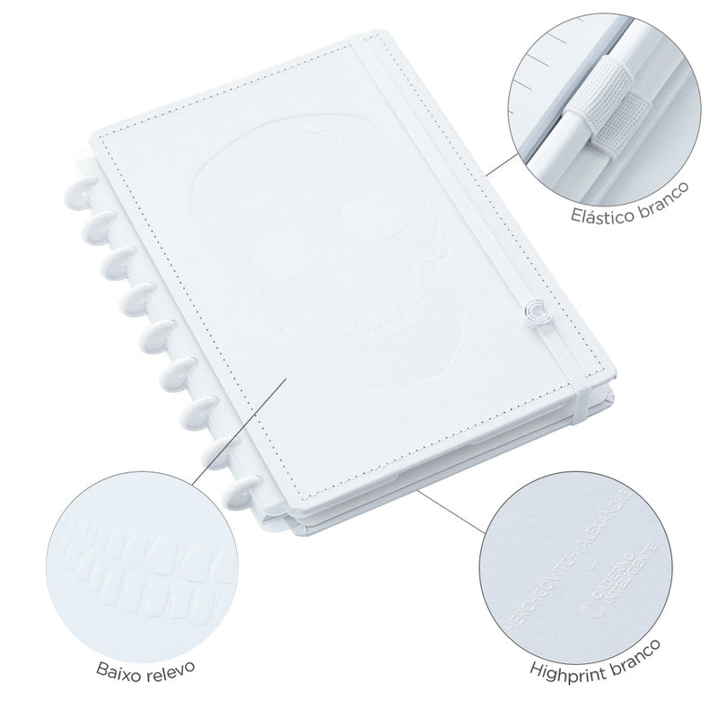 Caderno Alexandre Herchcovitch White Ink