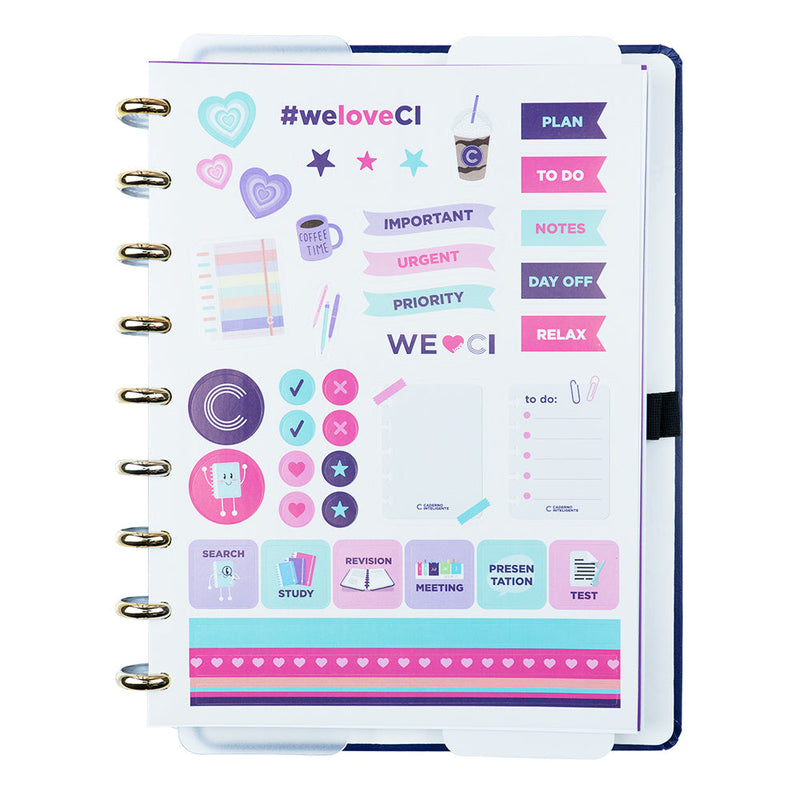 Caderno Intense Blue