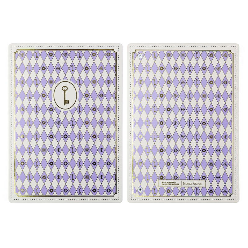 Capa e contracapa Purple Key by Isabela Akkari