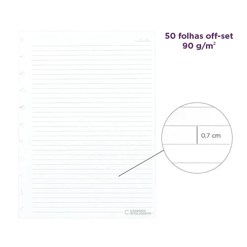 Brinde Refil Pautado A5 90g