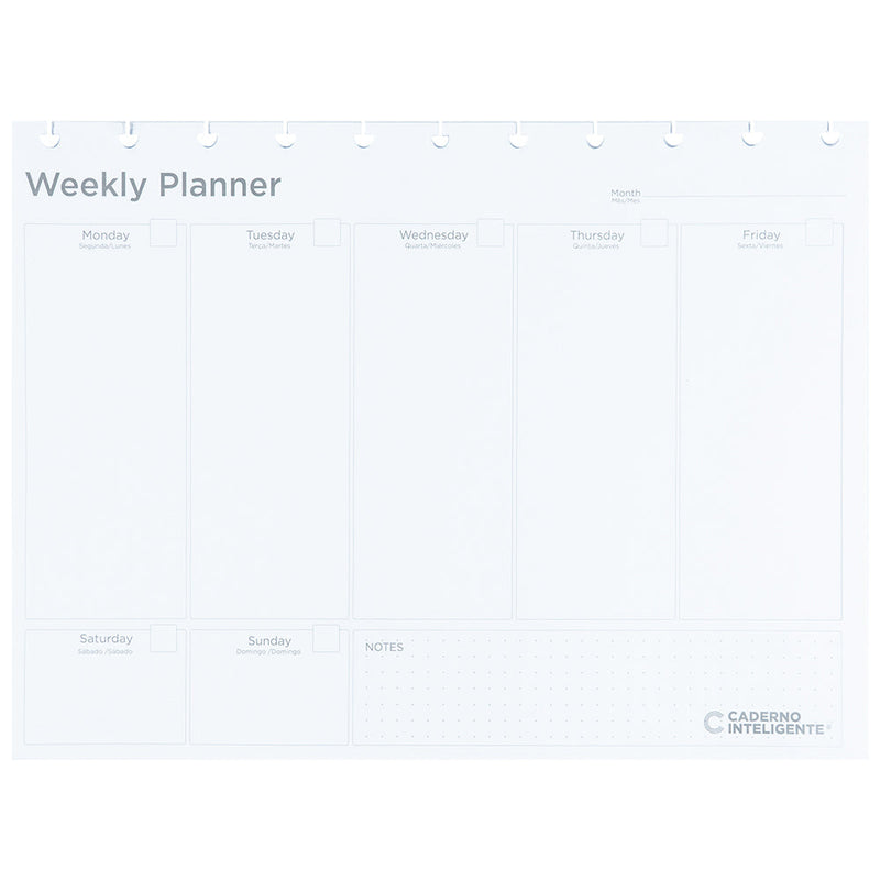 Brinde Refil Weekly Planner My Frame