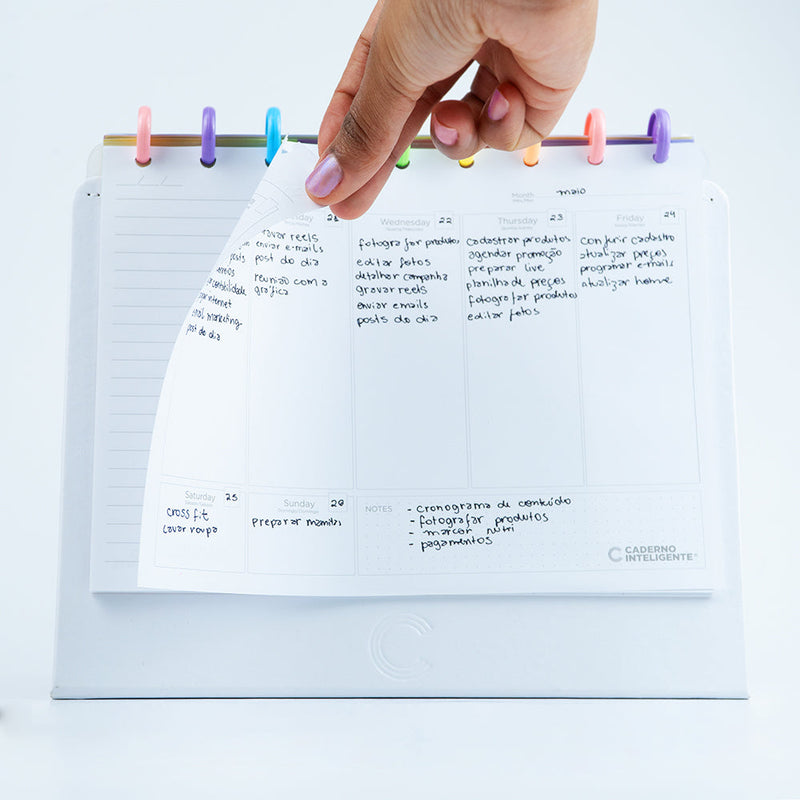 Brinde Refil Weekly Planner My Frame