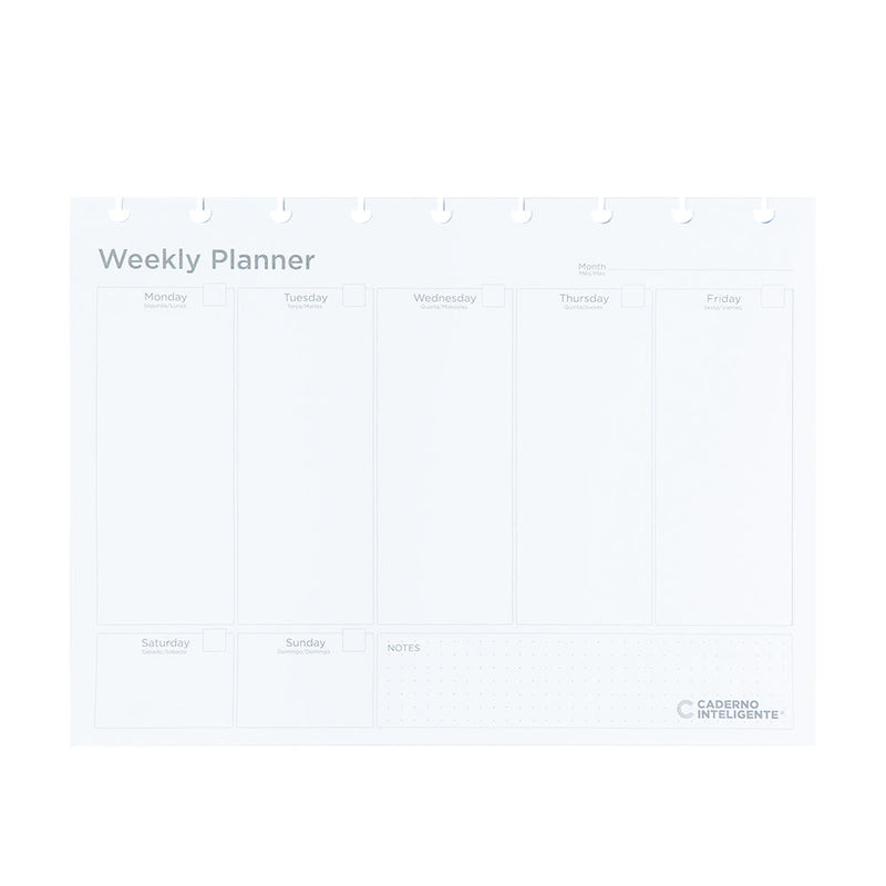 Brinde Refil Weekly Planner My Frame
