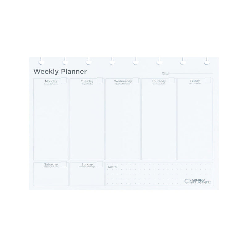 Brinde Refil Weekly Planner My Frame